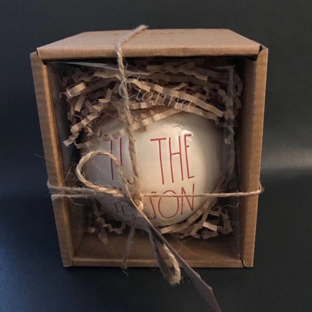 Rae Dunn Tis The Season Ornament